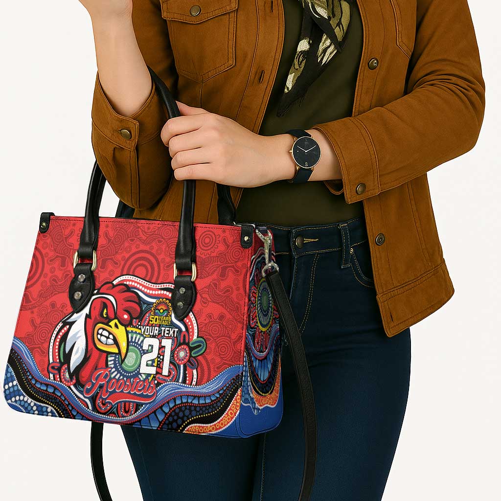 Custom Roosters Honouring First Nations Leather Bag NAIDOC 2026 Deadly 50 Years