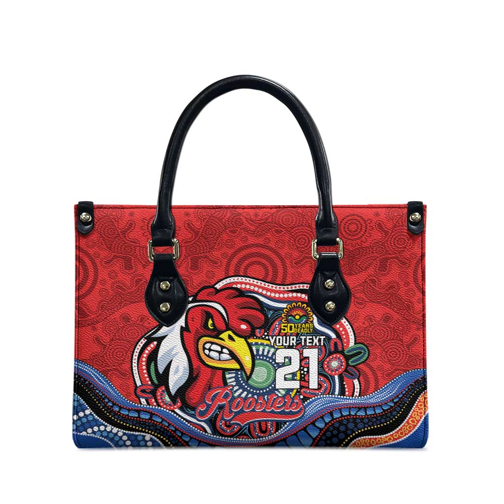 Custom Roosters Honouring First Nations Leather Bag NAIDOC 2026 Deadly 50 Years
