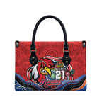 Custom Roosters Honouring First Nations Leather Bag NAIDOC 2026 Deadly 50 Years