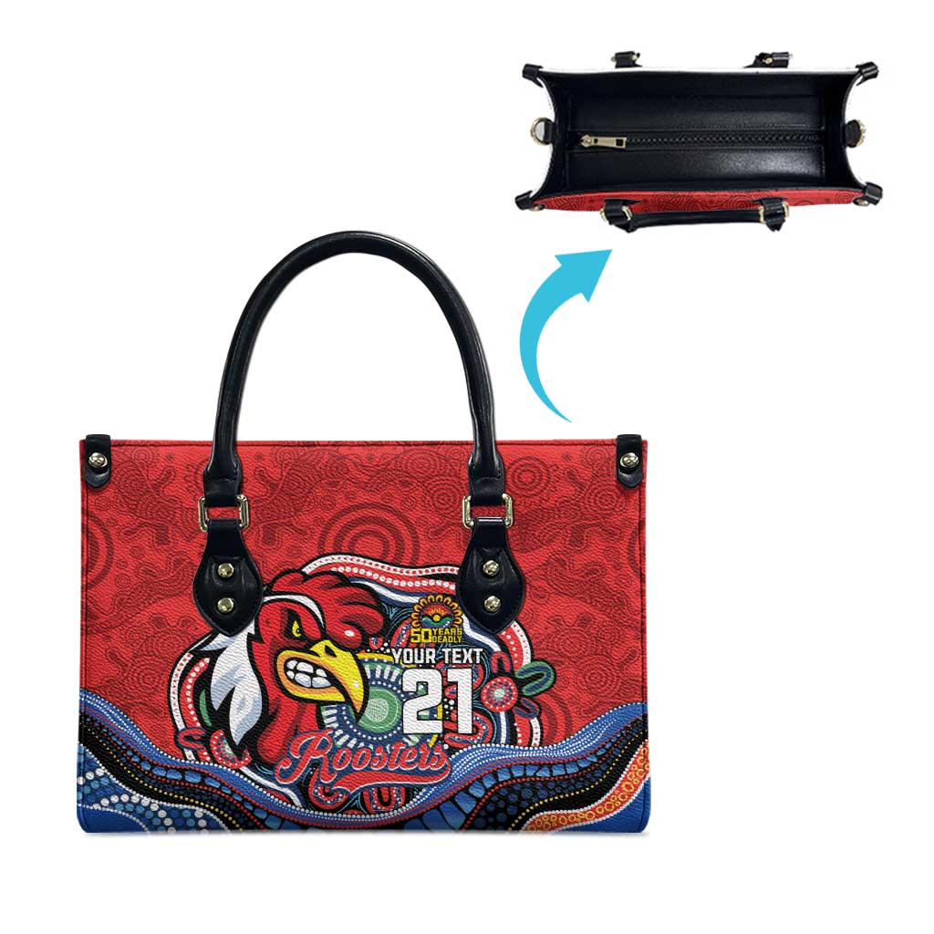 Custom Roosters Honouring First Nations Leather Bag NAIDOC 2026 Deadly 50 Years