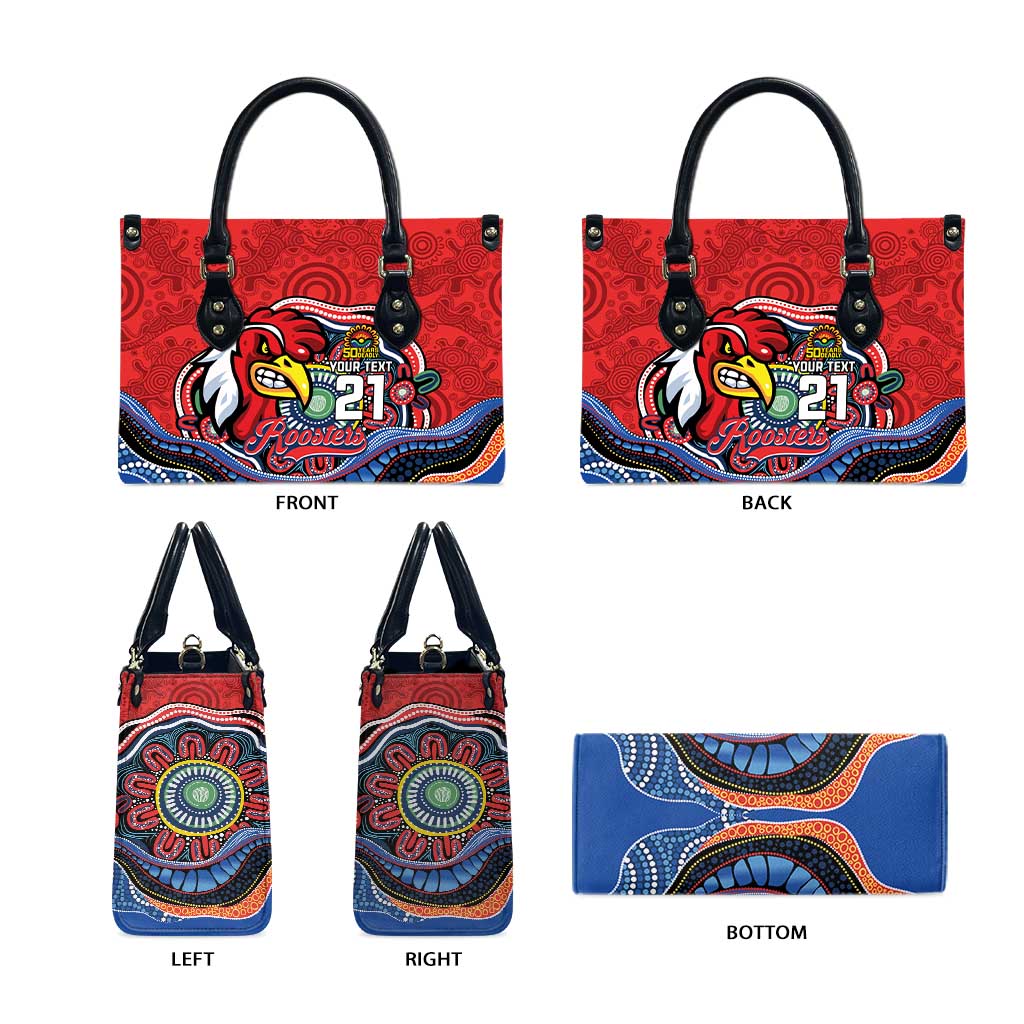 Custom Roosters Honouring First Nations Leather Bag NAIDOC 2026 Deadly 50 Years