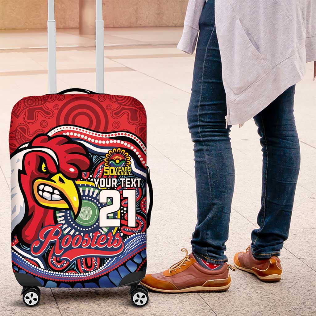 Custom Roosters Honouring First Nations Luggage Cover NAIDOC 2026 Deadly 50 Years