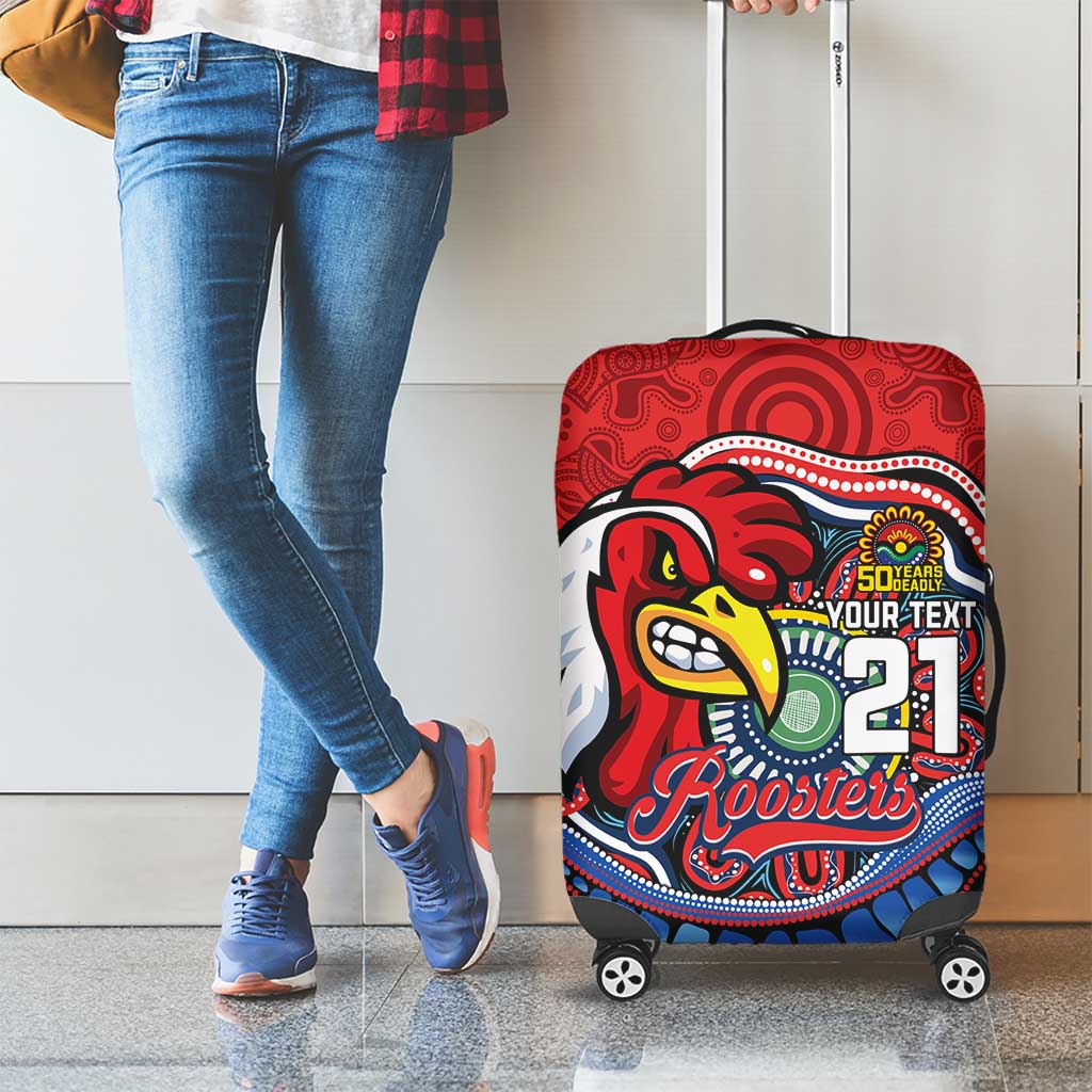 Custom Roosters Honouring First Nations Luggage Cover NAIDOC 2026 Deadly 50 Years