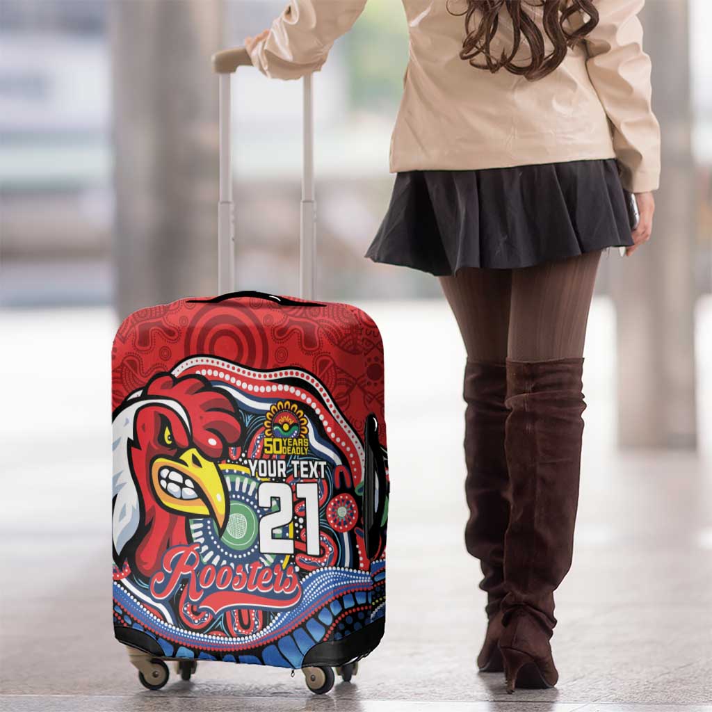 Custom Roosters Honouring First Nations Luggage Cover NAIDOC 2026 Deadly 50 Years