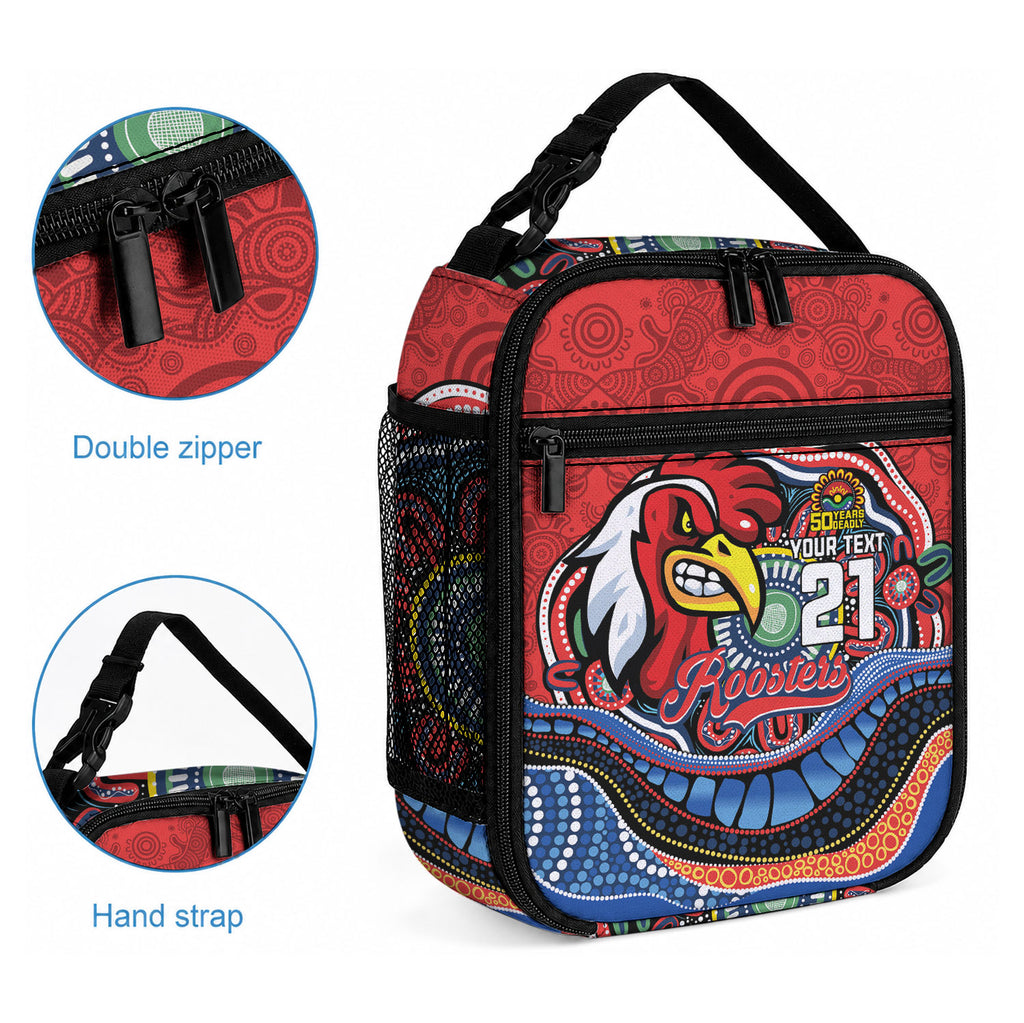 Custom Roosters Honouring First Nations Lunch Bag NAIDOC 2026 Deadly 50 Years