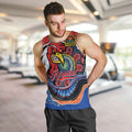 Custom Roosters Honouring First Nations Men Tank Top NAIDOC 2026 Deadly 50 Years