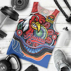 Custom Roosters Honouring First Nations Men Tank Top NAIDOC 2026 Deadly 50 Years