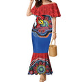 Custom Roosters Honouring First Nations Mermaid Dress NAIDOC 2026 Deadly 50 Years