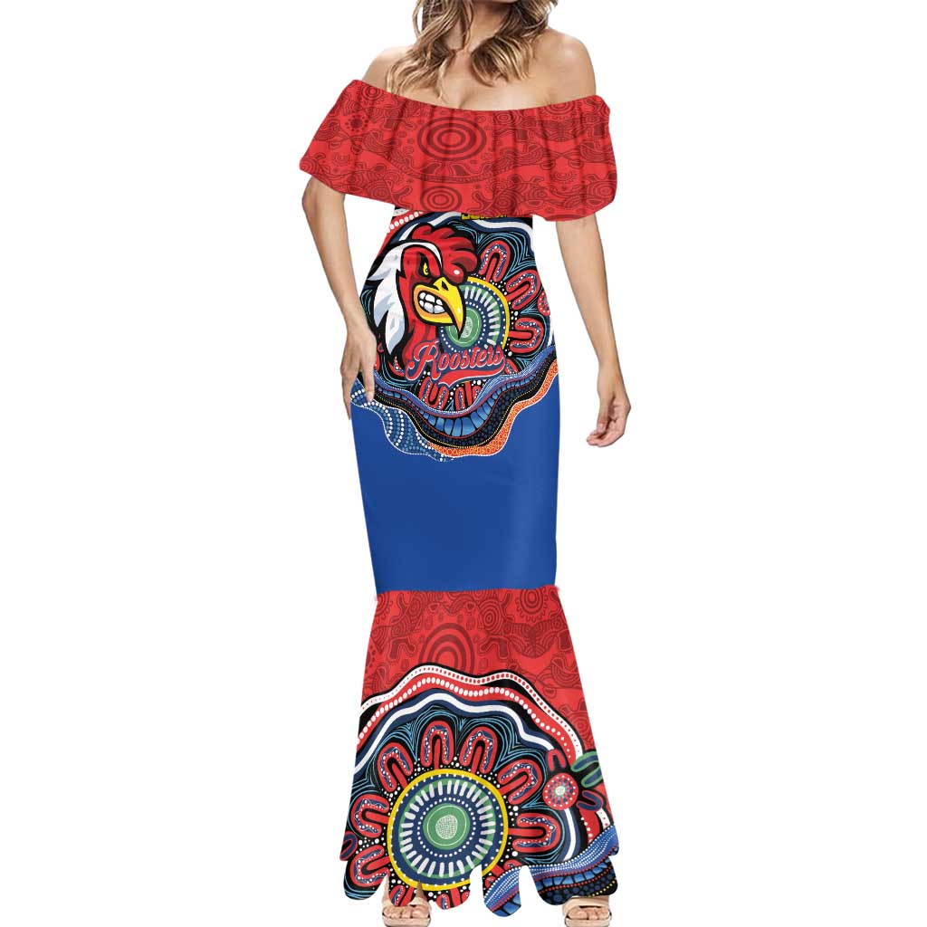 Custom Roosters Honouring First Nations Mermaid Dress NAIDOC 2026 Deadly 50 Years