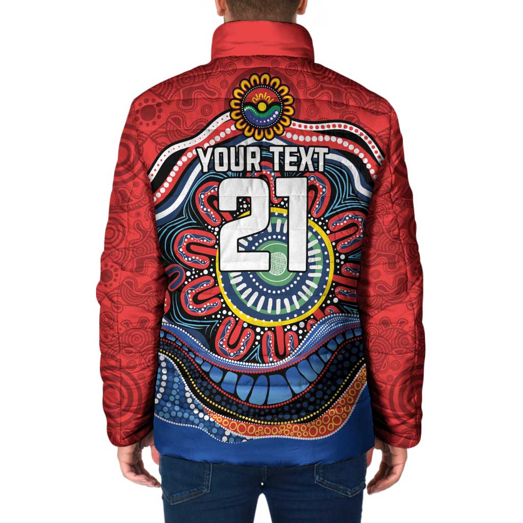 Custom Roosters Honouring First Nations Padded Jacket NAIDOC 2026 Deadly 50 Years