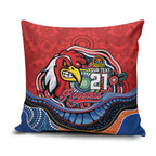 Custom Roosters Honouring First Nations Pillow Cover NAIDOC 2026 Deadly 50 Years