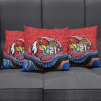 Custom Roosters Honouring First Nations Pillow Cover NAIDOC 2026 Deadly 50 Years