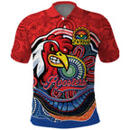 Custom Roosters Honouring First Nations Polo Shirt NAIDOC 2026 Deadly 50 Years