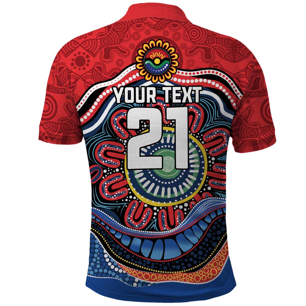 Custom Roosters Honouring First Nations Polo Shirt NAIDOC 2026 Deadly 50 Years