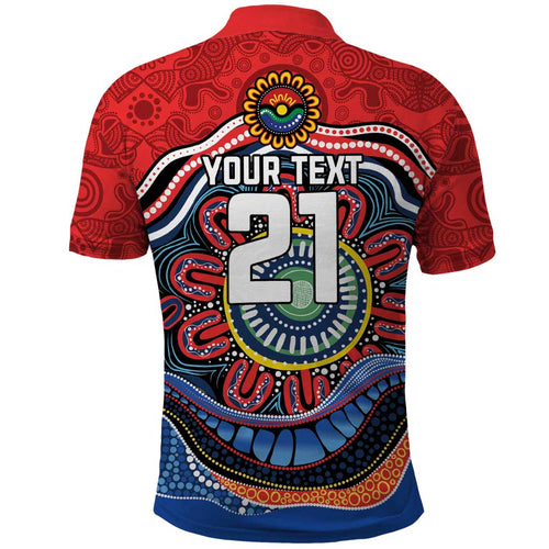 Custom Roosters Honouring First Nations Polo Shirt NAIDOC 2026 Deadly 50 Years