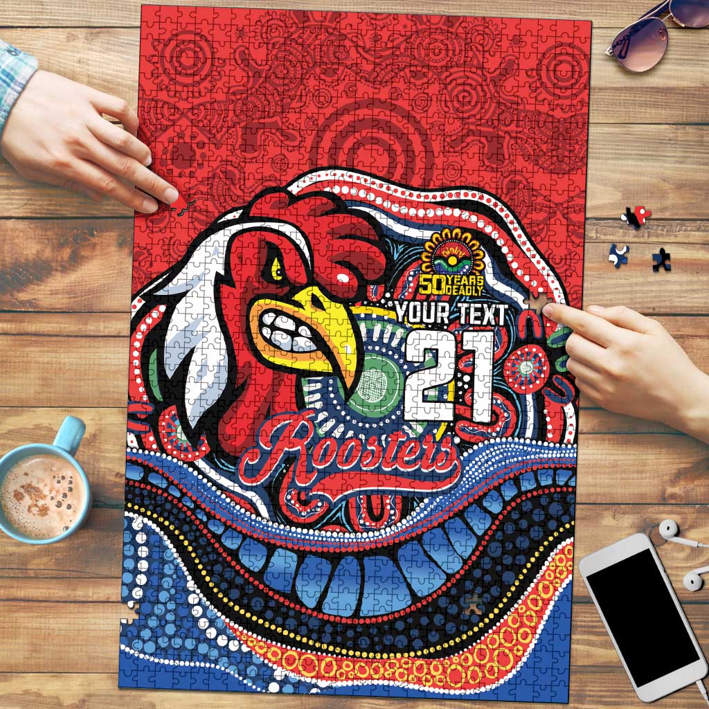 Custom Roosters Honouring First Nations Puzzle NAIDOC 2026 Deadly 50 Years