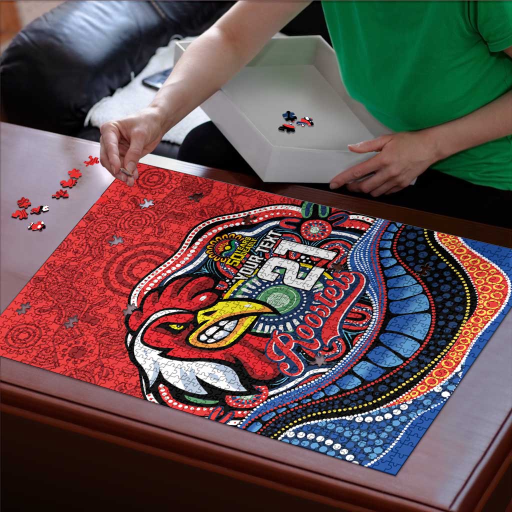 Custom Roosters Honouring First Nations Puzzle NAIDOC 2026 Deadly 50 Years
