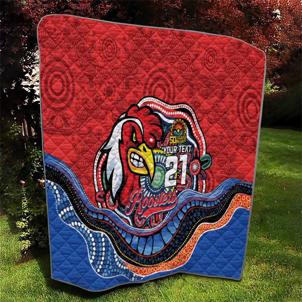 Custom Roosters Honouring First Nations Quilt NAIDOC 2026 Deadly 50 Years