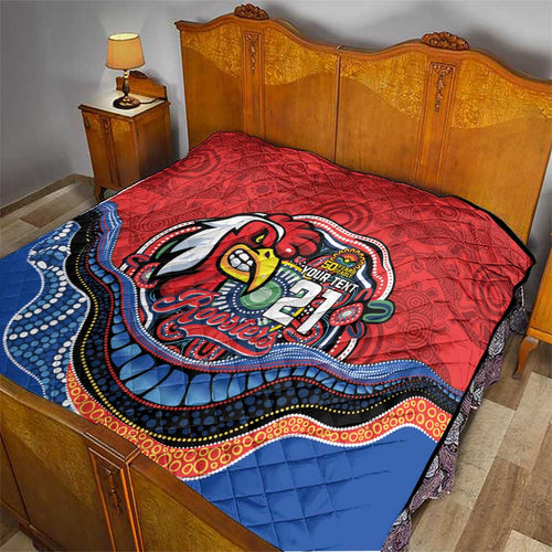Custom Roosters Honouring First Nations Quilt NAIDOC 2026 Deadly 50 Years