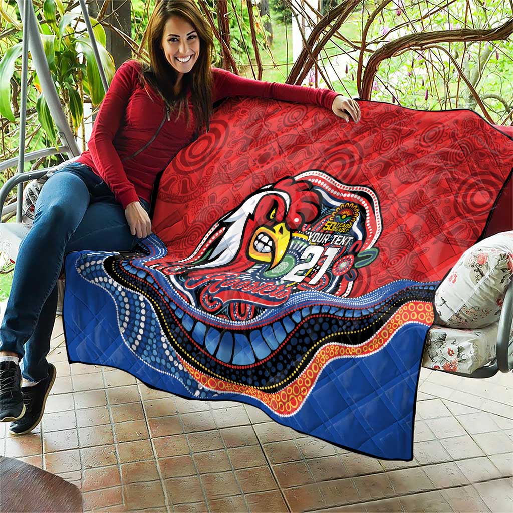Custom Roosters Honouring First Nations Quilt NAIDOC 2026 Deadly 50 Years