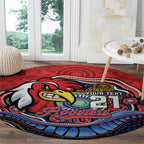 Custom Roosters Honouring First Nations Round Carpet NAIDOC 2026 Deadly 50 Years