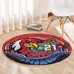 Custom Roosters Honouring First Nations Round Carpet NAIDOC 2026 Deadly 50 Years