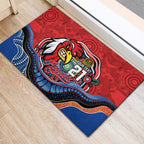 Custom Roosters Honouring First Nations Rubber Doormat NAIDOC 2026 Deadly 50 Years