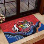 Custom Roosters Honouring First Nations Rubber Doormat NAIDOC 2026 Deadly 50 Years