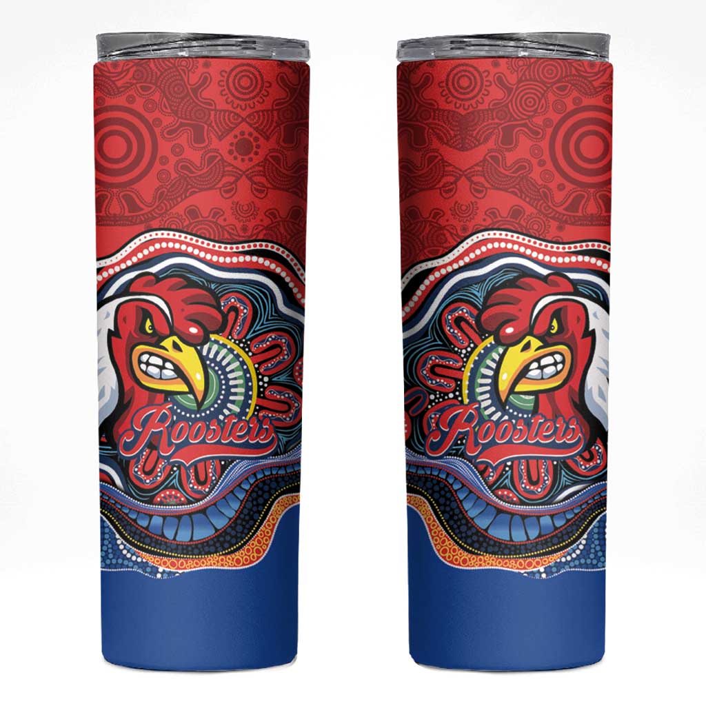 Custom Roosters Honouring First Nations Skinny Tumbler NAIDOC 2026 Deadly 50 Years