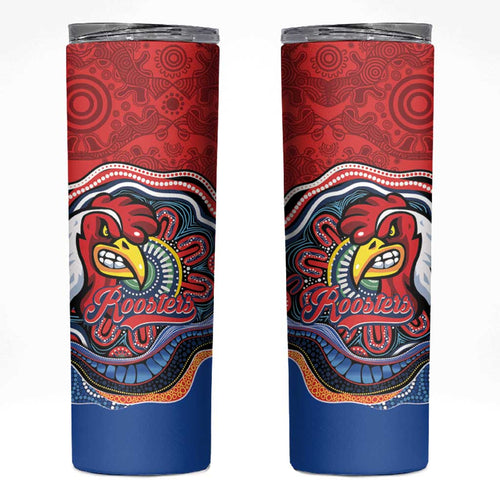 Custom Roosters Honouring First Nations Skinny Tumbler NAIDOC 2026 Deadly 50 Years