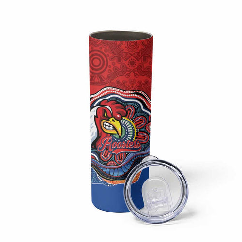 Custom Roosters Honouring First Nations Skinny Tumbler NAIDOC 2026 Deadly 50 Years