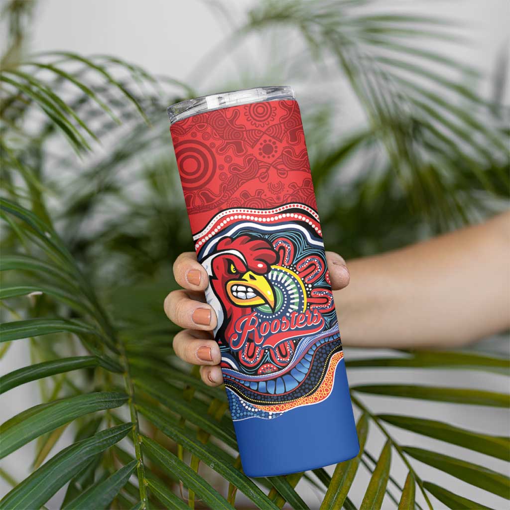 Custom Roosters Honouring First Nations Skinny Tumbler NAIDOC 2026 Deadly 50 Years