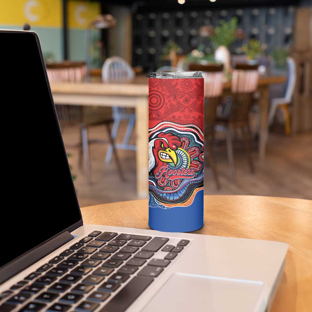Custom Roosters Honouring First Nations Skinny Tumbler NAIDOC 2026 Deadly 50 Years