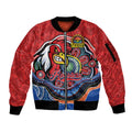 Custom Roosters Honouring First Nations Sleeve Zip Bomber Jacket NAIDOC 2026 Deadly 50 Years