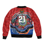 Custom Roosters Honouring First Nations Sleeve Zip Bomber Jacket NAIDOC 2026 Deadly 50 Years