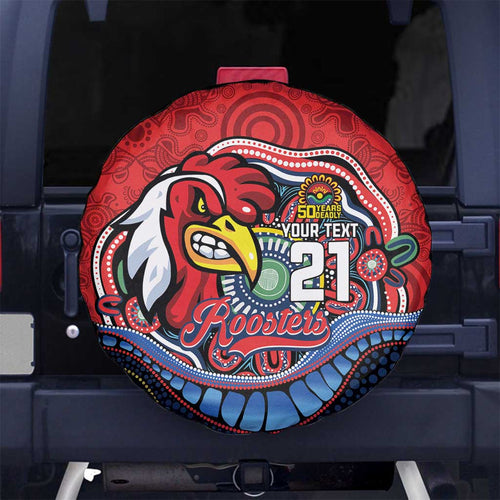 Custom Roosters Honouring First Nations Spare Tire Cover NAIDOC 2026 Deadly 50 Years