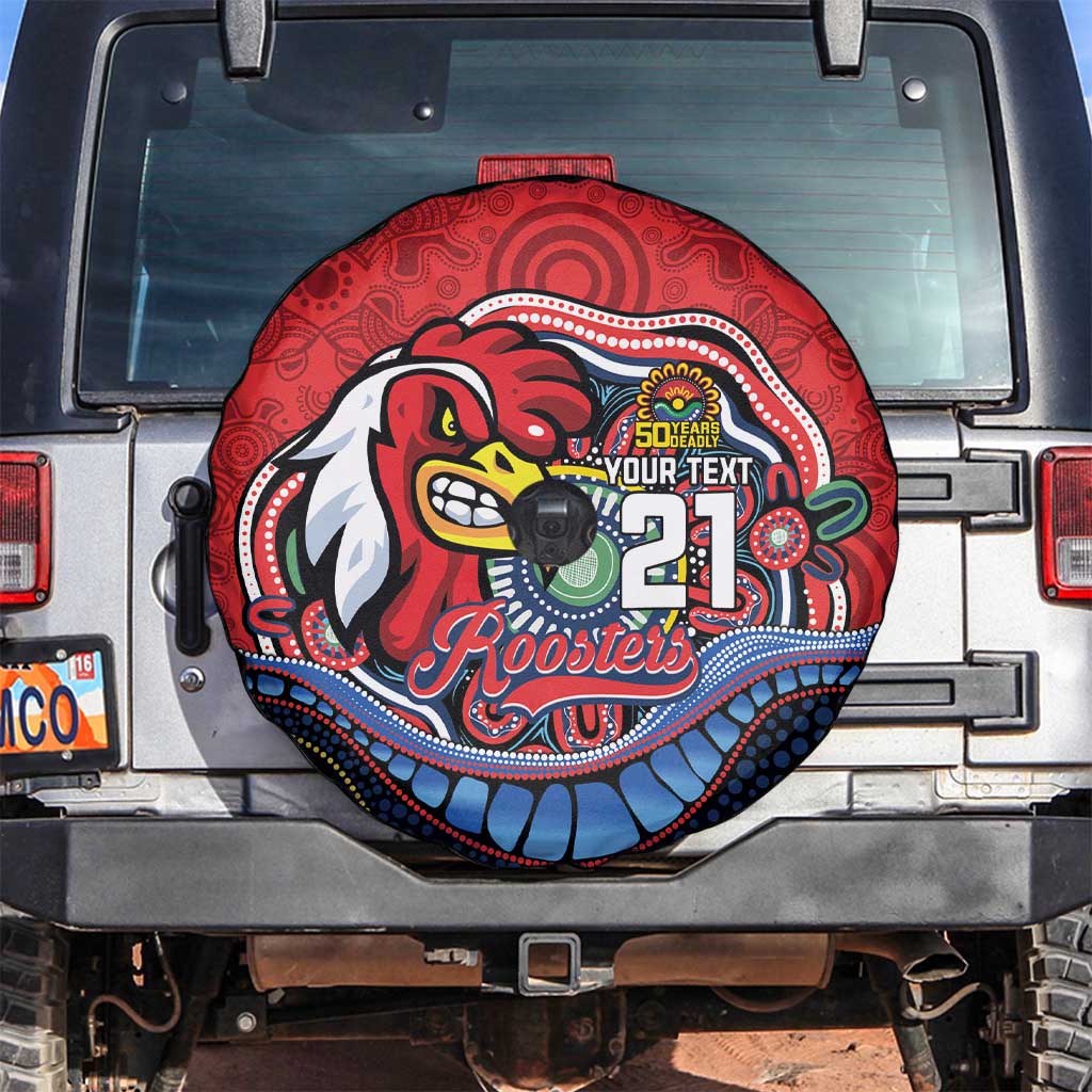Custom Roosters Honouring First Nations Spare Tire Cover NAIDOC 2026 Deadly 50 Years