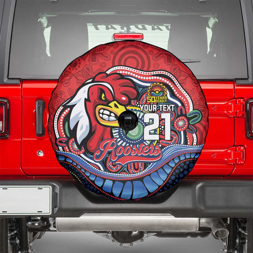 Custom Roosters Honouring First Nations Spare Tire Cover NAIDOC 2026 Deadly 50 Years