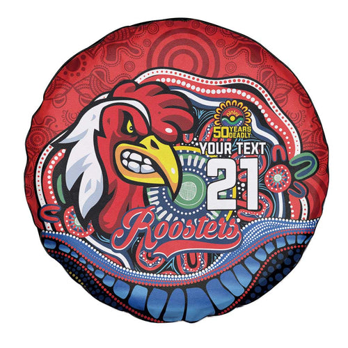 Custom Roosters Honouring First Nations Spare Tire Cover NAIDOC 2026 Deadly 50 Years