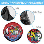 Custom Roosters Honouring First Nations Spare Tire Cover NAIDOC 2026 Deadly 50 Years