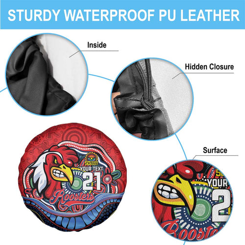 Custom Roosters Honouring First Nations Spare Tire Cover NAIDOC 2026 Deadly 50 Years
