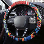 Roosters Honouring First Nations Steering Wheel Cover NAIDOC 2026 Deadly 50 Years
