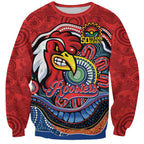 Custom Roosters Honouring First Nations Sweatshirt NAIDOC 2026 Deadly 50 Years