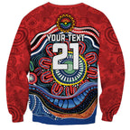 Custom Roosters Honouring First Nations Sweatshirt NAIDOC 2026 Deadly 50 Years