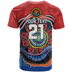 Custom Roosters Honouring First Nations T Shirt NAIDOC 2026 Deadly 50 Years