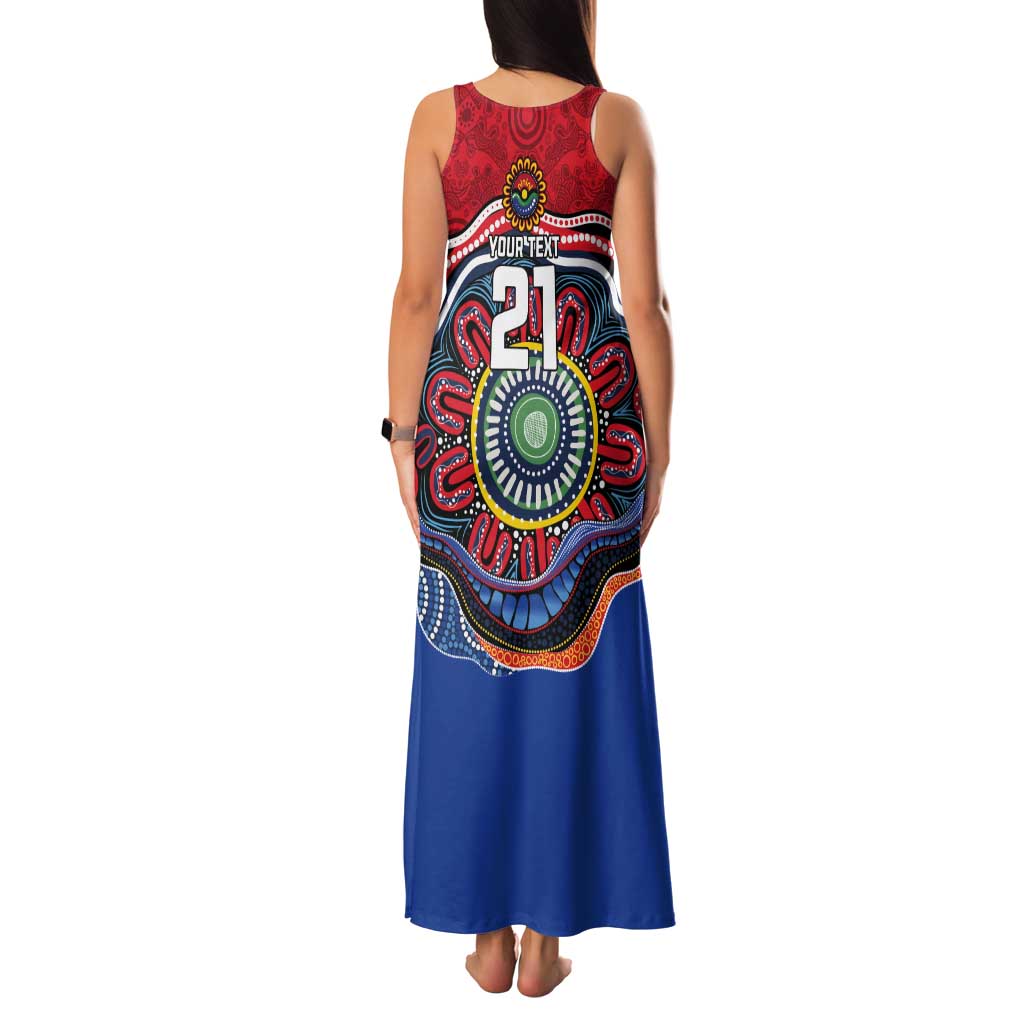 Custom Roosters Honouring First Nations Tank Maxi Dress NAIDOC 2026 Deadly 50 Years