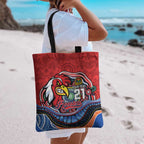 Custom Roosters Honouring First Nations Tote Bag NAIDOC 2026 Deadly 50 Years
