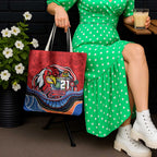 Custom Roosters Honouring First Nations Tote Bag NAIDOC 2026 Deadly 50 Years