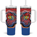 Custom Roosters Honouring First Nations Tumbler With Handle NAIDOC 2026 Deadly 50 Years