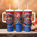 Custom Roosters Honouring First Nations Tumbler With Handle NAIDOC 2026 Deadly 50 Years